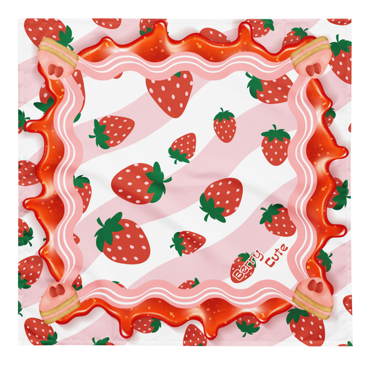 Berry Cute Strawberry Bandana