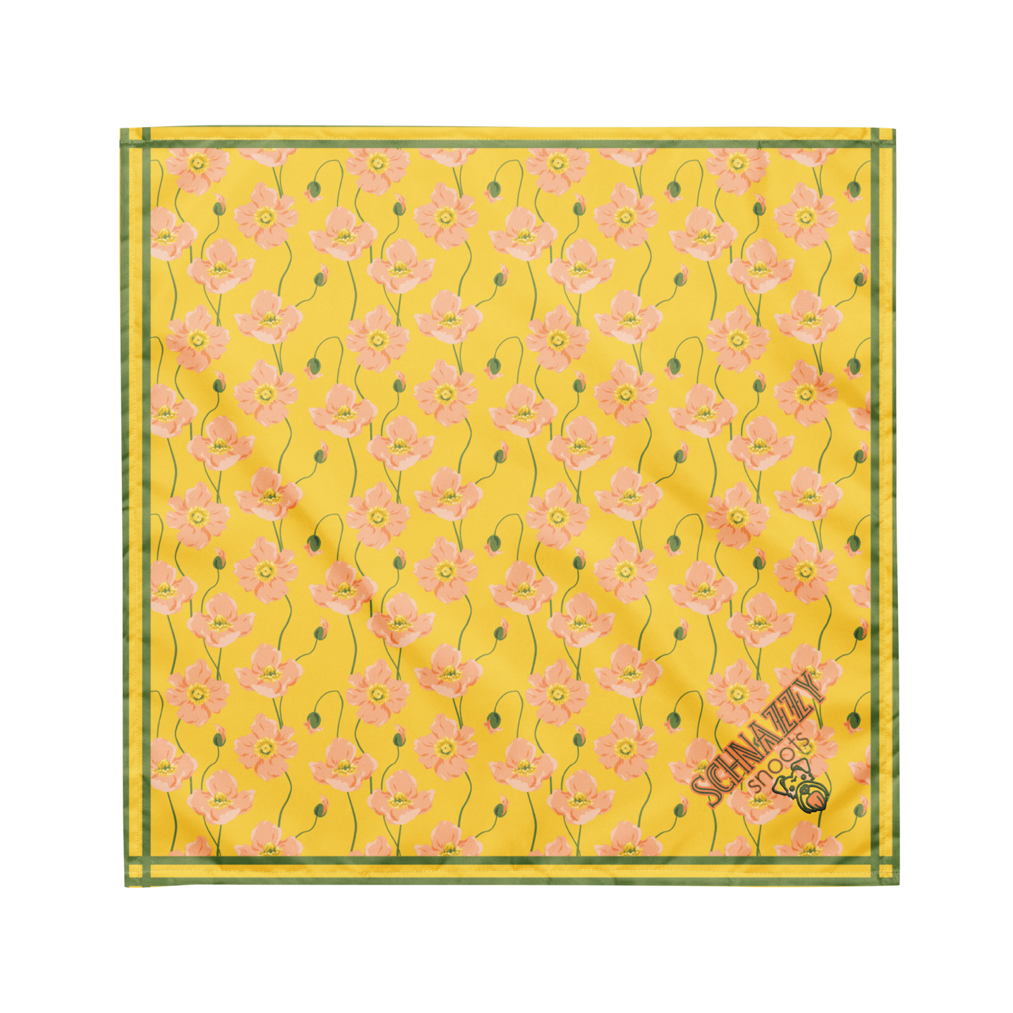 Yellow Floral Bandana