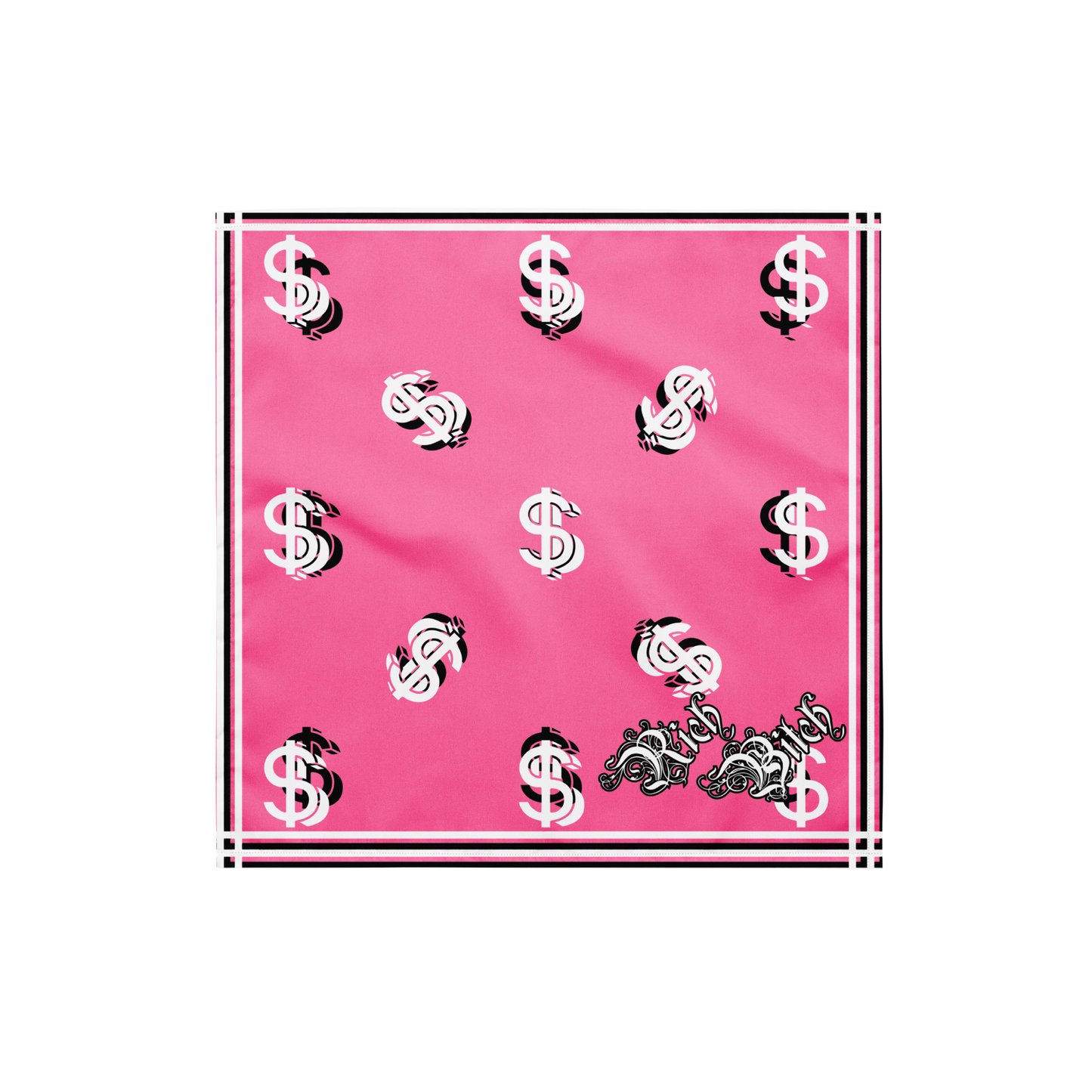 Rich Bitch Dollar Signs Bandana